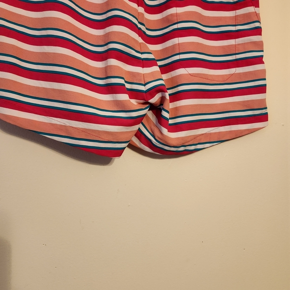 North Face | Women's Striped Multicolor Athleisure/Athletic Shorts (Size Small) - Picture 14 of 15